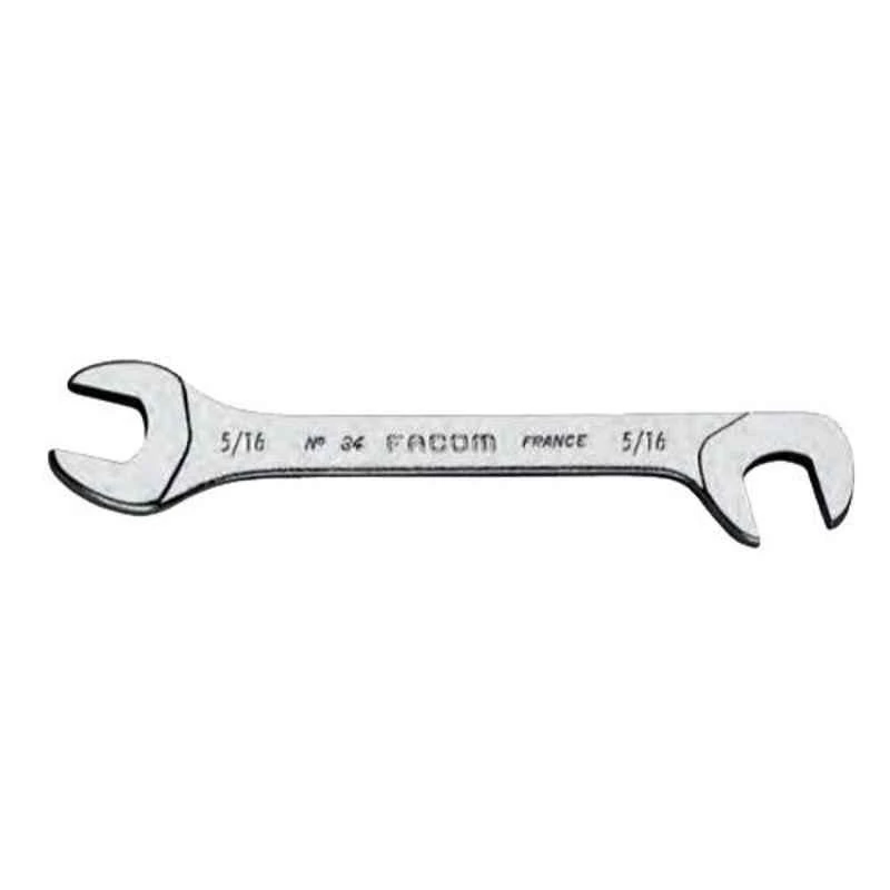 Facom 16mm Satin Chrome Finish Metric Hinged Midget Open End Spanner, 34.16 1 Facom 16mm Satin Chrome Finish Metric Hinged Midget Open End Spanner, 34.16