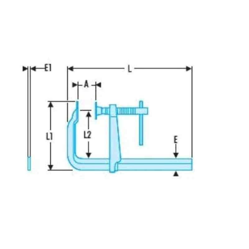 Facom 500mm Pump Clamp, 272A.500 2 Facom 500mm Pump Clamp, 272A.500 - Image 2