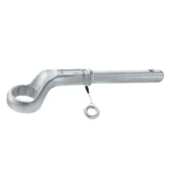 Facom 24mm Satin Chrome Finish Metric Heavy Duty Offset Ring Wrench, 54A.24SLS