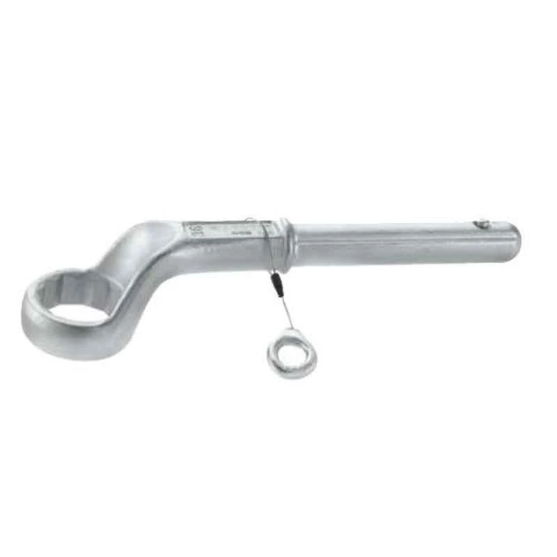 Facom 24mm Satin Chrome Finish Metric Heavy Duty Offset Ring Wrench, 54A.24SLS 1 Facom 24mm Satin Chrome Finish Metric Heavy Duty Offset Ring Wrench, 54A.24SLS