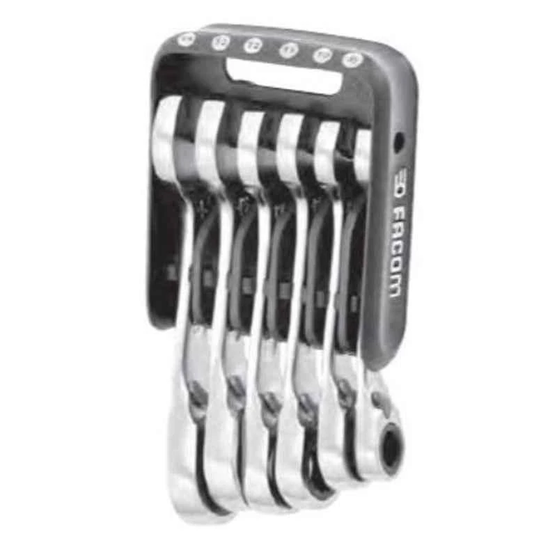 Facom 10 Pcs Short Combination Ratchet Wrench Set, 467BS.JP10 1 Facom 10 Pcs Short Combination Ratchet Wrench Set, 467BS.JP10