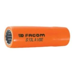 Facom VSE 1000V 18mm S.Lavse 12 Point Insulated Long Socket, S.18LAVSE