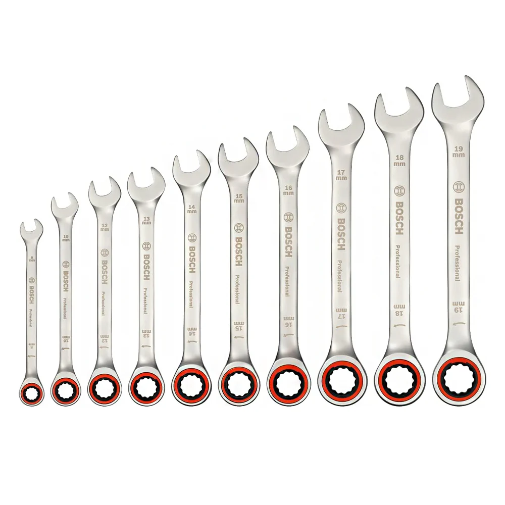 Moglix -Moglix Bosch10pcsRatchetCombinationWrenchSet