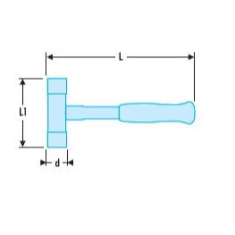 Facom 1200g Dead Blow Hammer, 212A.50SLS 2 Facom 1200g Dead Blow Hammer, 212A.50SLS - Image 2