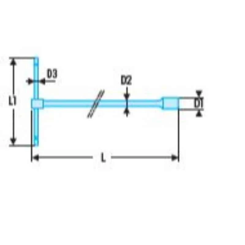 Facom 12mm Satin Chrome Finish Tee Socket Wrench With Metric Slide Handle, 98B.12 2 Facom 12mm Satin Chrome Finish Tee Socket Wrench With Metric Slide Handle, 98B.12 - Image 2