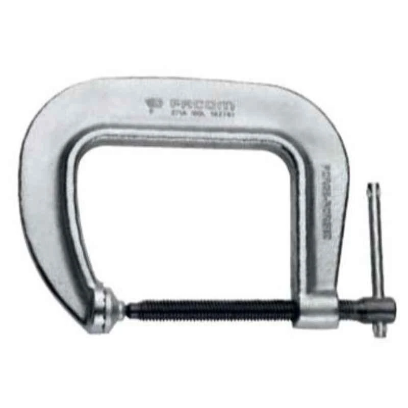 Facom 133mm Galvanised Finish Deep Throat G-Clamp, 271A.150L 1 Facom 133mm Galvanised Finish Deep Throat G-Clamp, 271A.150L