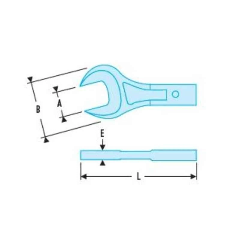 Facom 22mm Open End Bit, 20.22 2 Facom 22mm Open End Bit, 20.22 - Image 2