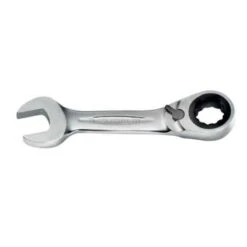 Facom 12mm Chrome Finish Short Metric Ratchet Combination Wrench, 467BS.12