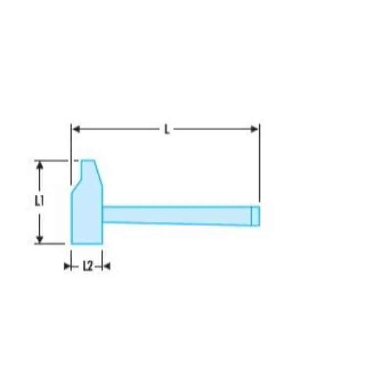 Facom 2800g Graphite Handle Riveting Engineers Hammer, 200C.60SLS 2 Facom 2800g Graphite Handle Riveting Engineers Hammer, 200C.60SLS - Image 2