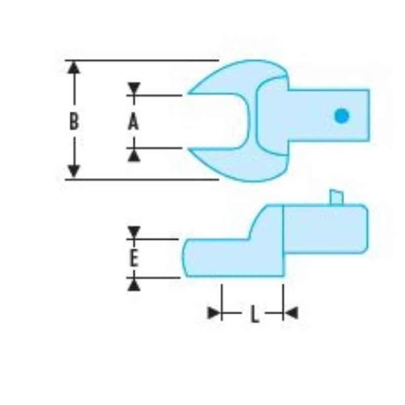Facom 1/2 Inch Open End Bit, 10.1/2 2 Facom 1/2 Inch Open End Bit, 10.1/2 - Image 2