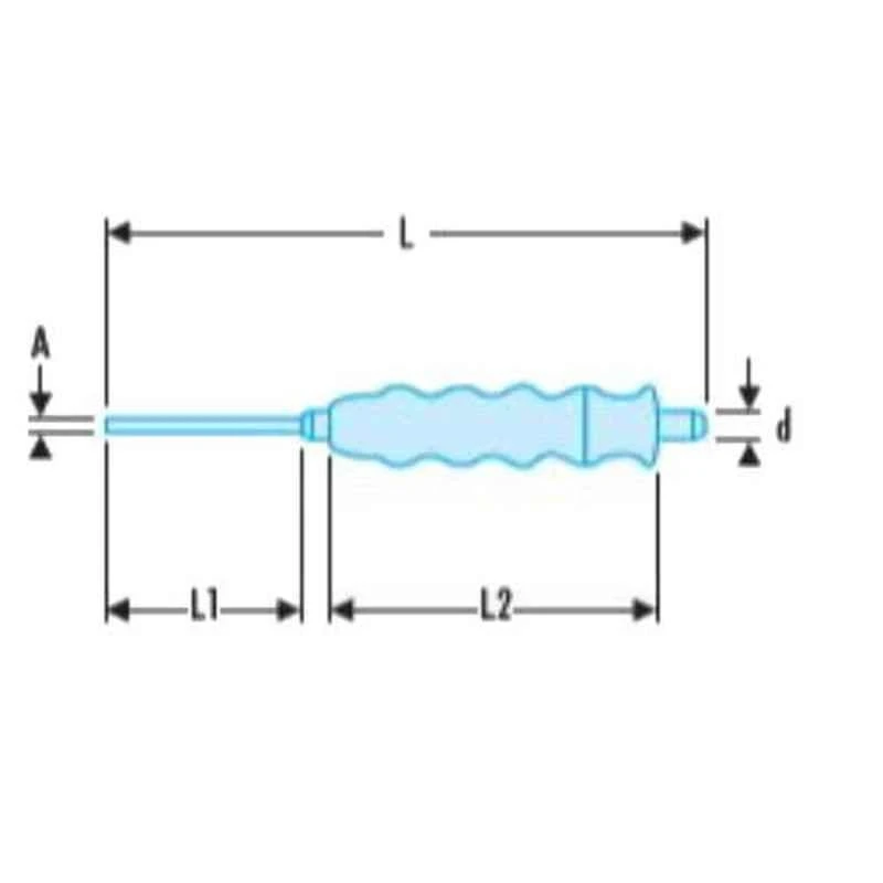 Facom 2.5mm Sheathed Centre Punch, 255.G2.5 2 Facom 2.5mm Sheathed Centre Punch, 255.G2.5 - Image 2