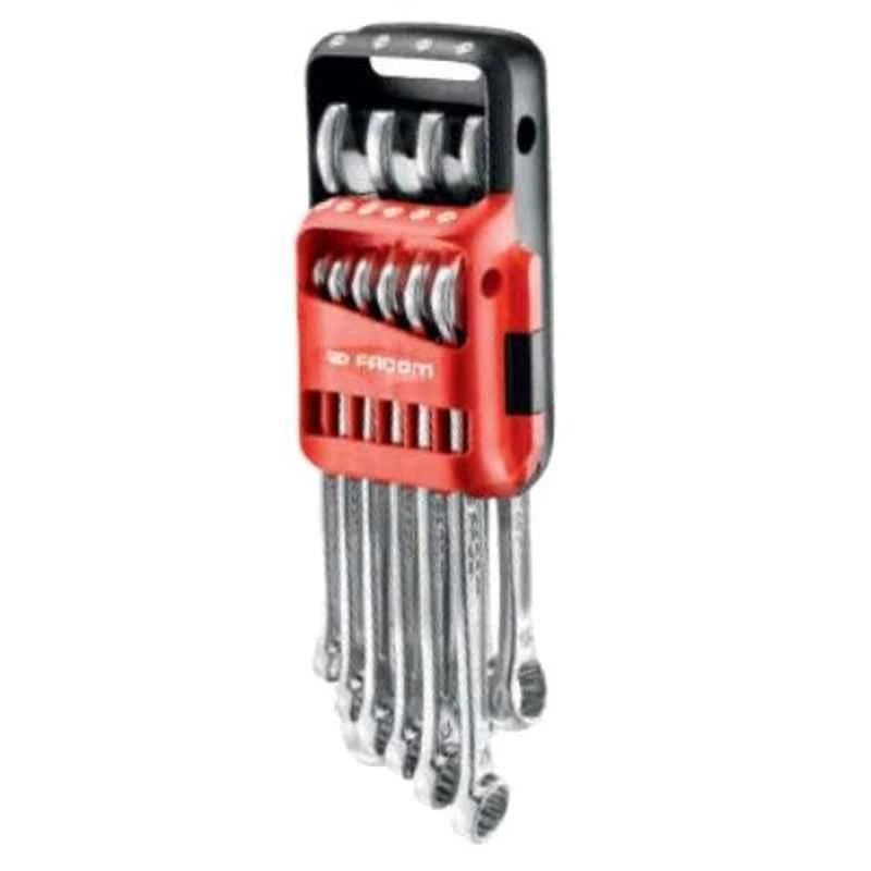 Facom 10 Pcs 1.02kg Metric Combination Wrench Set, 440.JP10 1 Facom 10 Pcs 1.02kg Metric Combination Wrench Set, 440.JP10