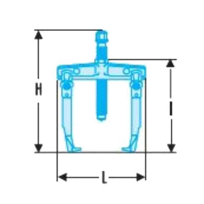 Facom 60-122mm 2 Leg Sliding Leg Puller, U.232-130 4 Facom 60-122mm 2 Leg Sliding Leg Puller, U.232-130 - Image 4