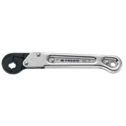 Facom 13mm Satin Chrome Finish Straight Flare Nut Wrench With Metric Web, 70A.13