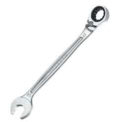 Facom 41mm Chrome Finish Metric Ratchet Combination Wrench, 467B.41