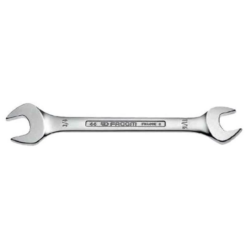 Facom 5/8x3/4 Inch Satin Chrome Finish Open End Spanner, 44.5/8x3/4 1 Facom 5/8x3/4 Inch Satin Chrome Finish Open End Spanner, 44.5/8x3/4