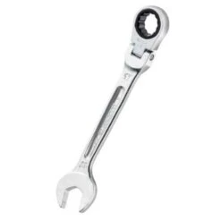 Facom 12mm Chrome Finish Metric Hinged Jointed Combination Wrench, 467BF.12