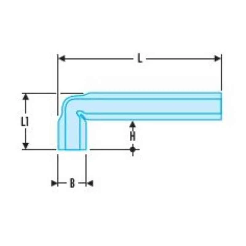 Facom 21mm Satin Chrome Finish Metric Angled Box Wrench, 92A.21 2 Facom 21mm Satin Chrome Finish Metric Angled Box Wrench, 92A.21 - Image 2