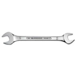 Facom 5/8x11/16 Inch Satin Chrome Finish Open End Spanner, 44.5/8X11/16