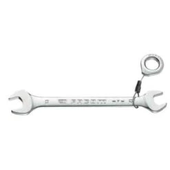 Facom 12x13mm Satin Chrome Finish Metric Open End Wrench, 44.12X13SLS