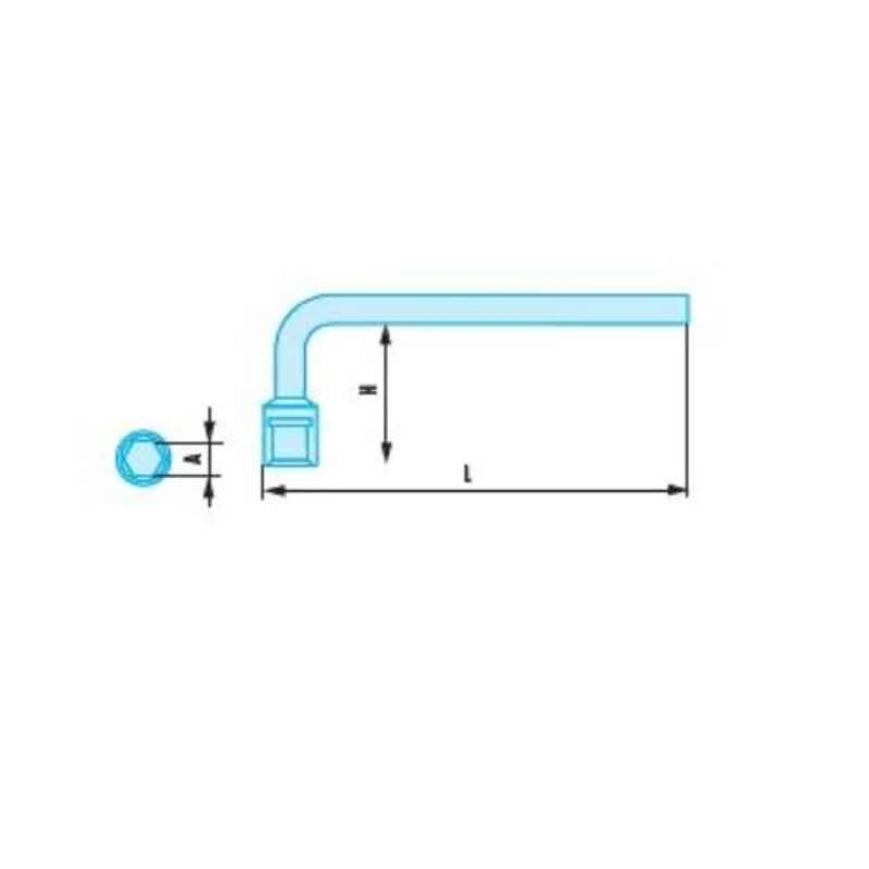 Facom 19mm Copper Beryllium Alloy Non Sparking Metric Angled Socket Wrench, 75.19SR 2 Facom 19mm Copper Beryllium Alloy Non Sparking Metric Angled Socket Wrench, 75.19SR - Image 2