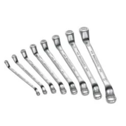 Facom 8 Pcs 1.1kg Metric Offset Ring Wrench Set, 55A.JD8T