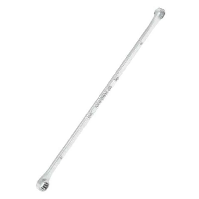 Facom 6x7mm Satin Chrome Finish Metric Long Double Ended Ring Wrench, 59L.6X7 1 Facom 6x7mm Satin Chrome Finish Metric Long Double Ended Ring Wrench, 59L.6X7