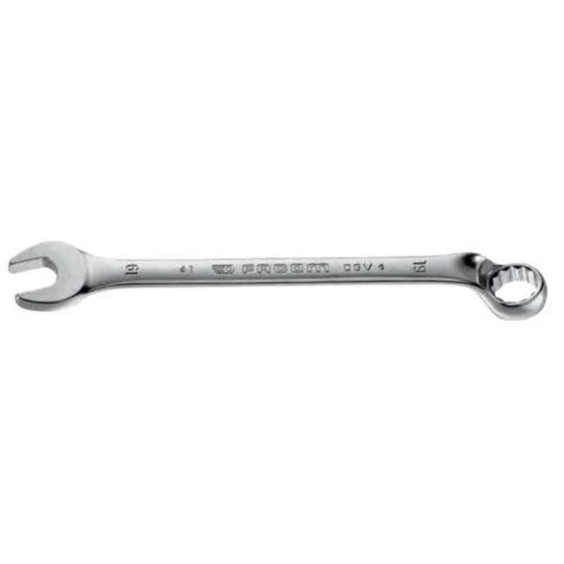 Facom 23mm Satin Chrome Finish Metric Offset Combination Wrench, 41.23 1 Facom 23mm Satin Chrome Finish Metric Offset Combination Wrench, 41.23