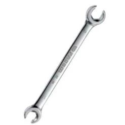 Facom 22x24mm Satin Chrome Finish Metric Hinged Flare Nut Wrench, 42.22X24