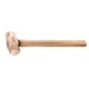 Facom 2500g Copper Beryllium Alloy &a; Wooden Non Sparking Sledge Hammer, 1261H.220SR